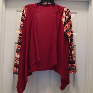 Tribal print cardigan